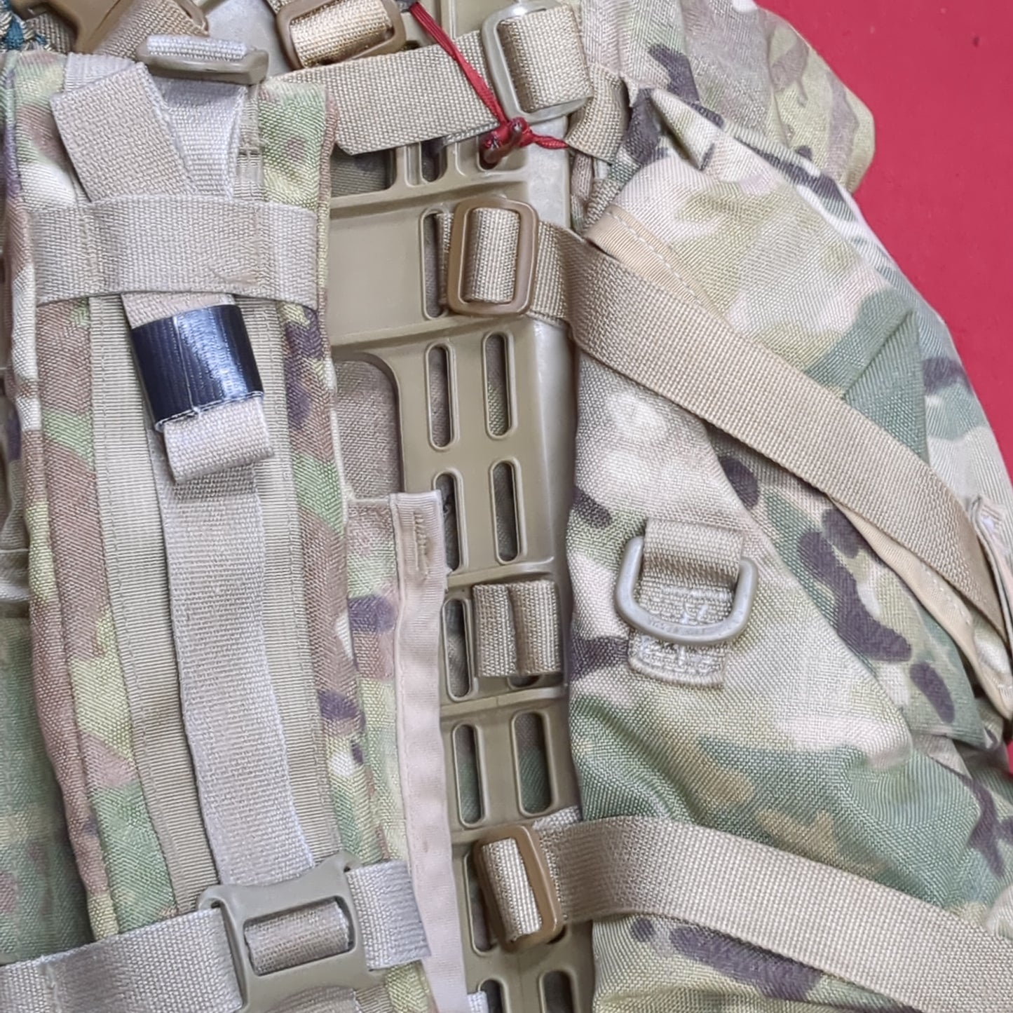 "Ranger Ready' OCP Large Molle II Ruck w/ The Gibson Mod w/ Name Tape & Cat Eyes (MCINTYRE)