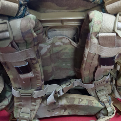 "Ranger Ready' OCP Large Molle II Ruck w/ The Gibson Mod w/ Name Tape & Cat Eyes (MCINTYRE)