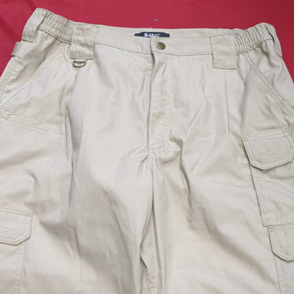 5.11 Tactical Pants Tan 36W/32L Style: 74251 Excellent Condition (10s (ab09-NOV38)