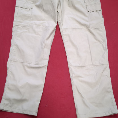 5.11 Tactical Pants Tan 36W/32L Style: 74251 Excellent Condition (10s (ab09-NOV38)