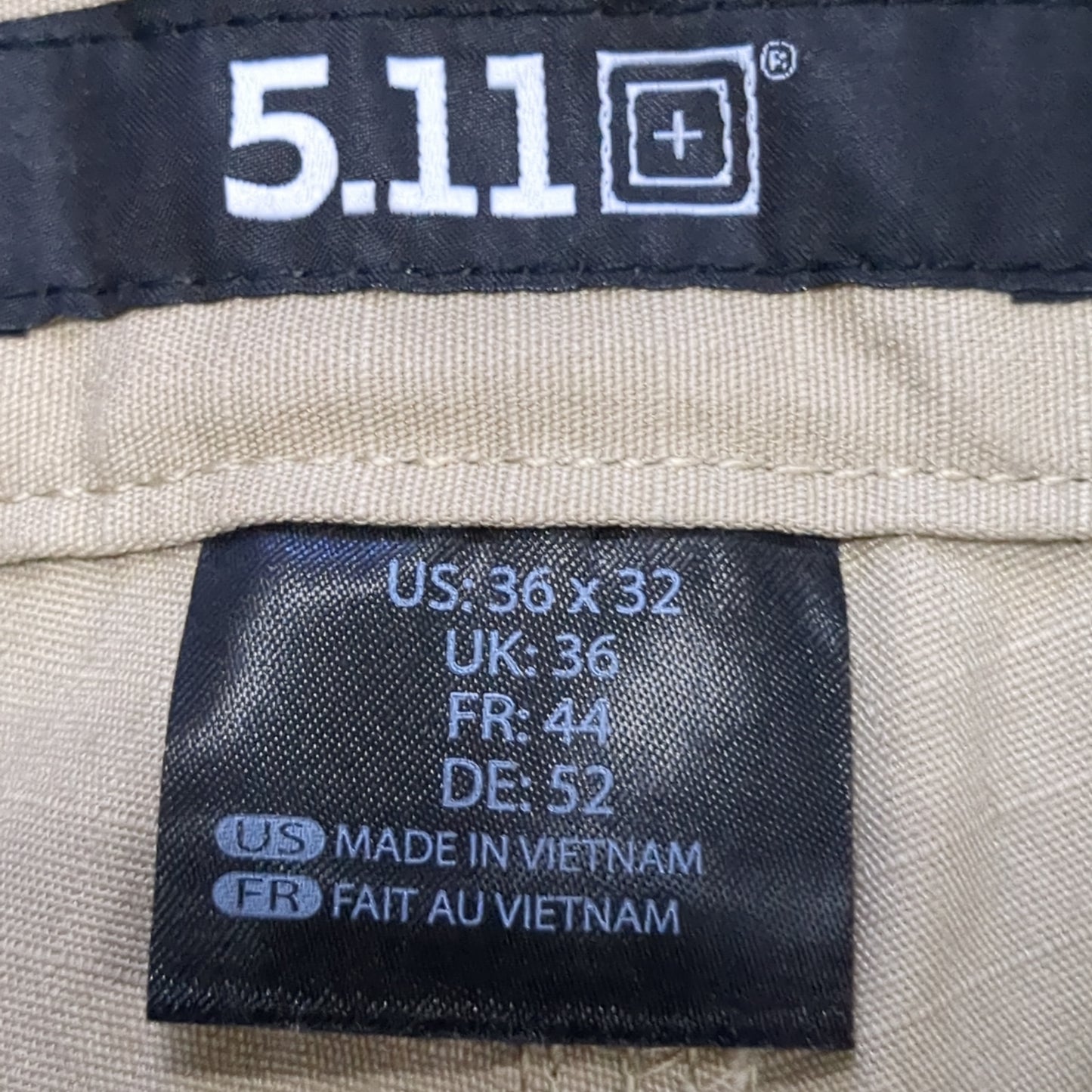 5.11 Tactical Pants Tan 36W/32L Style: 74251 Excellent Condition (10s (ab09-NOV38)