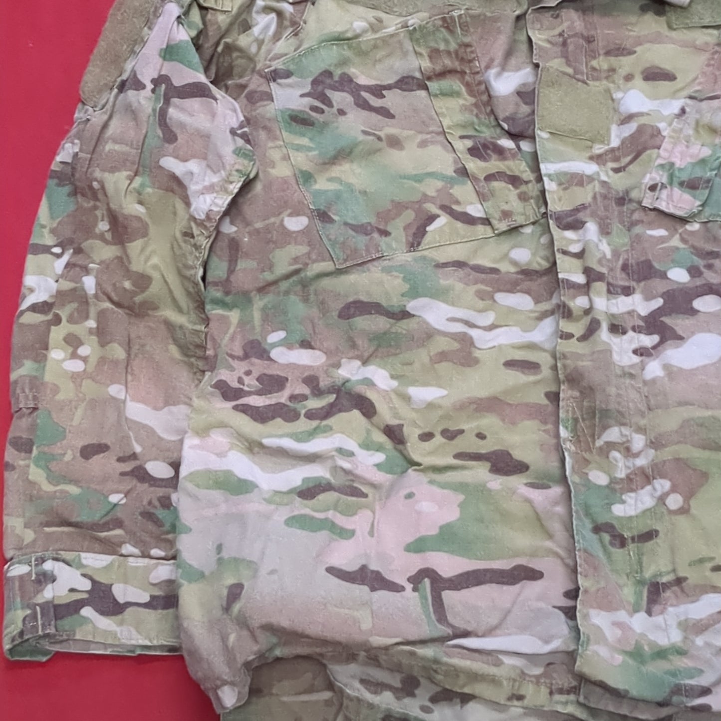 SET of US Army MEDIUM REGULAR Multicam Uniform FRAC Top Pants Used (ec12-NOV55)