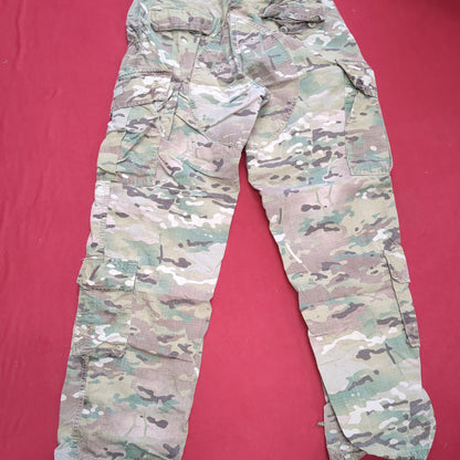 SET of US Army MEDIUM REGULAR Multicam Uniform FRAC Top Pants Used (ec12-NOV55)