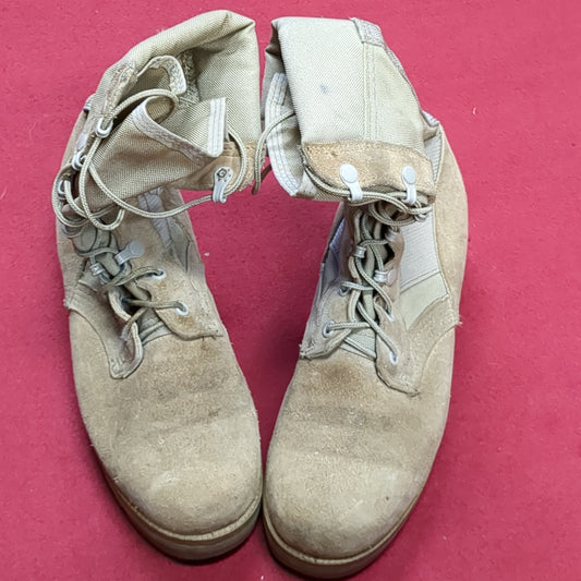 US Army 5 1/2 W Standard Issue Hot Weather Combat Boots Coyote 499 Tan (a09- DC14-NOV103)