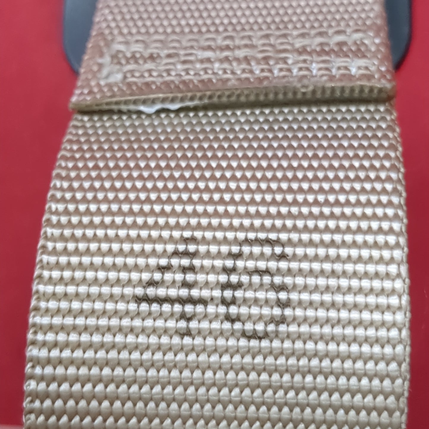 Unused Large 499 Tan Sand Lightweight Rigger Belt Size: 46  (gcg1- da11-NOV133)