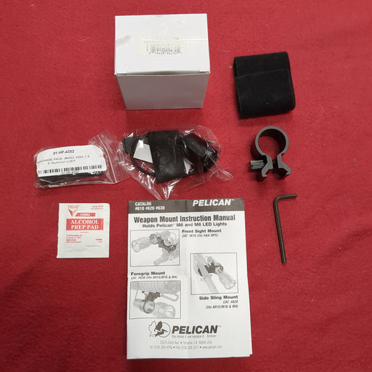 NOS Pelican 630 M6 Flashlight Foregrip Mount System for AR-15, M16 rifles, M4 Carbine 0630-000-110   (J09 ab02-NOV194)