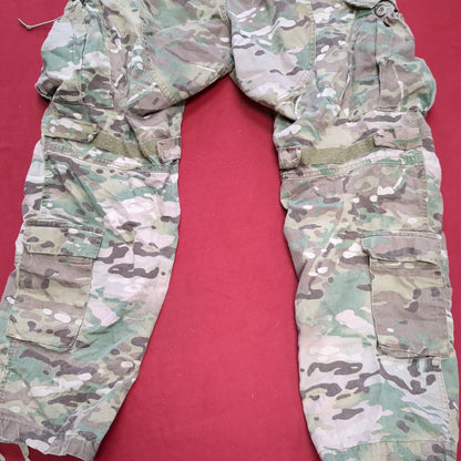 US army medium regular combat ocp multicam frac pants w/ knee pads excellent condition *ocp2- fa18-yam189*