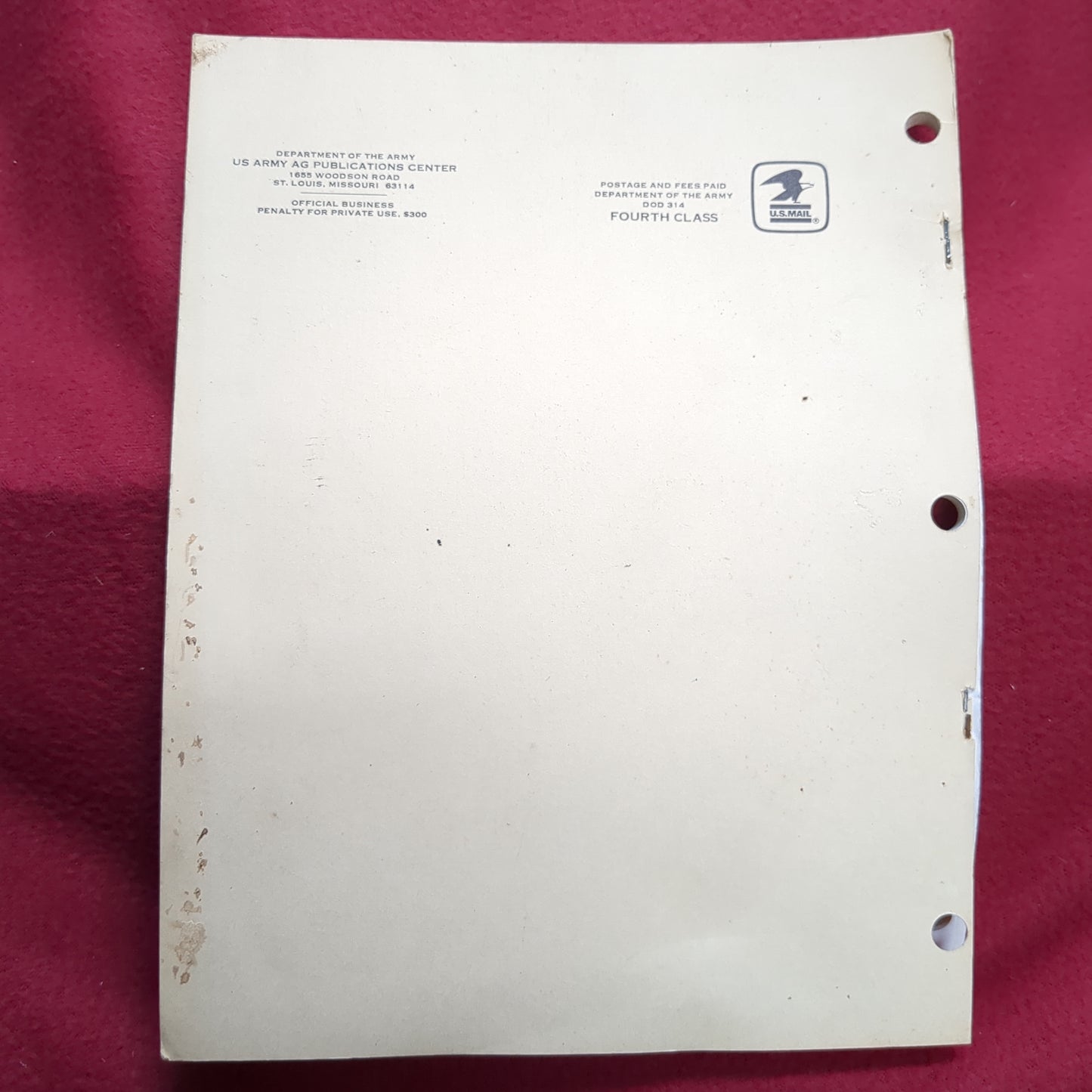 BOOK - TECHNICAL MANUAL OPERATOR'S AND ORGANIATIONAL MAINTENANCE MANUAL (COMPLETE LIST BELOW) DECEMBER 1975(BOX25)