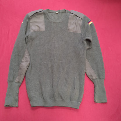 German Military Sweater Pull Over German Flag. Size 50 Excellent Condition (aa13-NOV276)