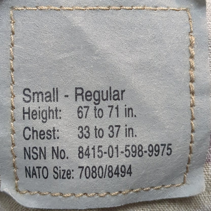 NWOT SET of US Army SMALL REGULAR Traditional Uniform FRAC Top Pants (ec13-YLU126)