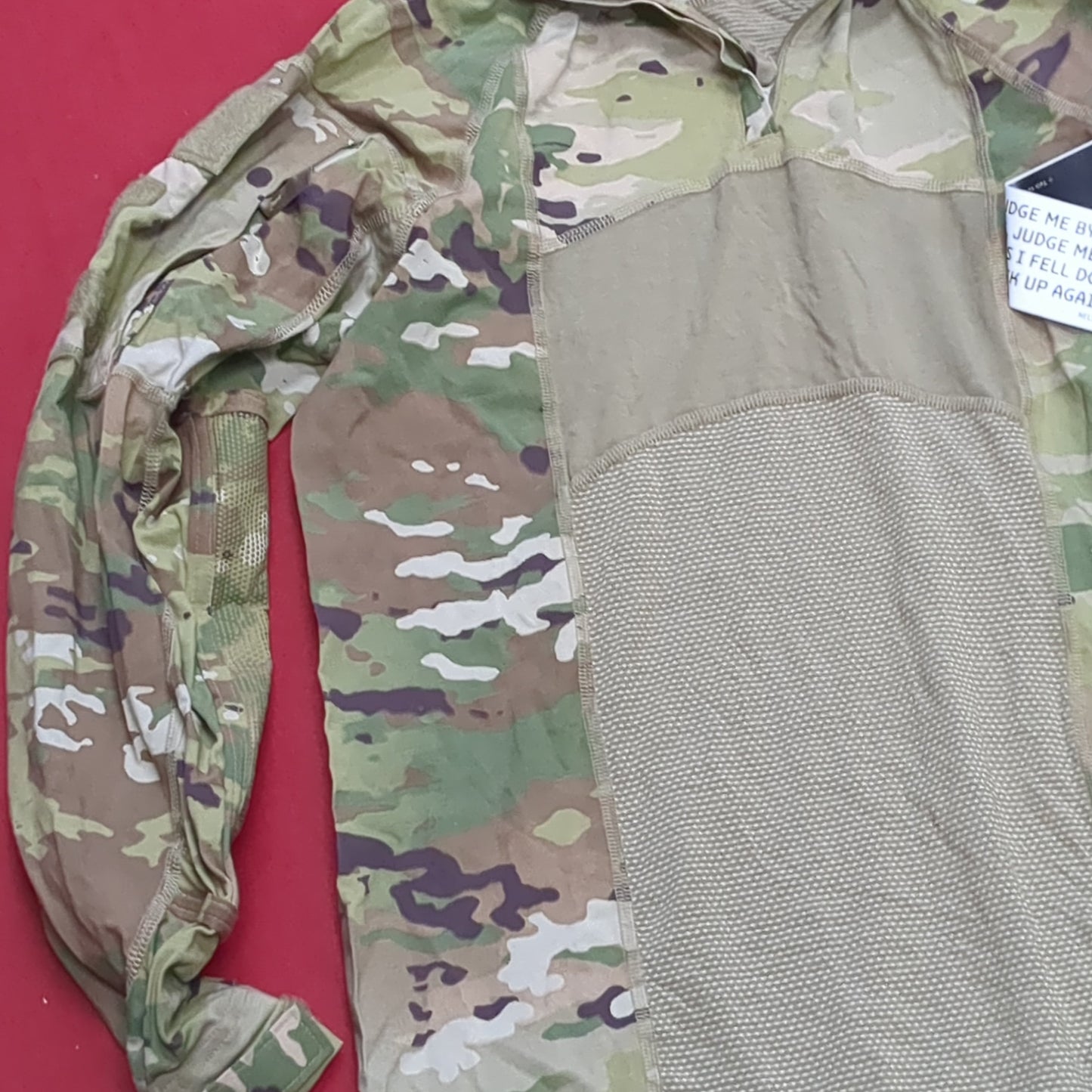 NWT US Army Large 1/4 Quarter Zip Type 2 Combat OCP Multicam FRAC Top Shirt (fa06-YAM71)