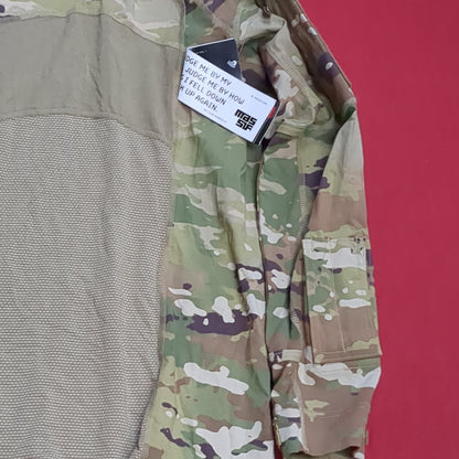 NWT US Army Large 1/4 Quarter Zip Type 2 Combat OCP Multicam FRAC Top Shirt (fa06-YAM71)