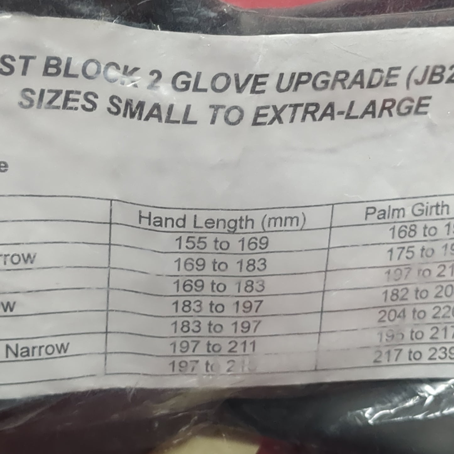 NOS JSLIST Block 2 Glove Upgrade (JB2GU) Small-X-Large AirBoss Defense (cbrn4-NOV296)