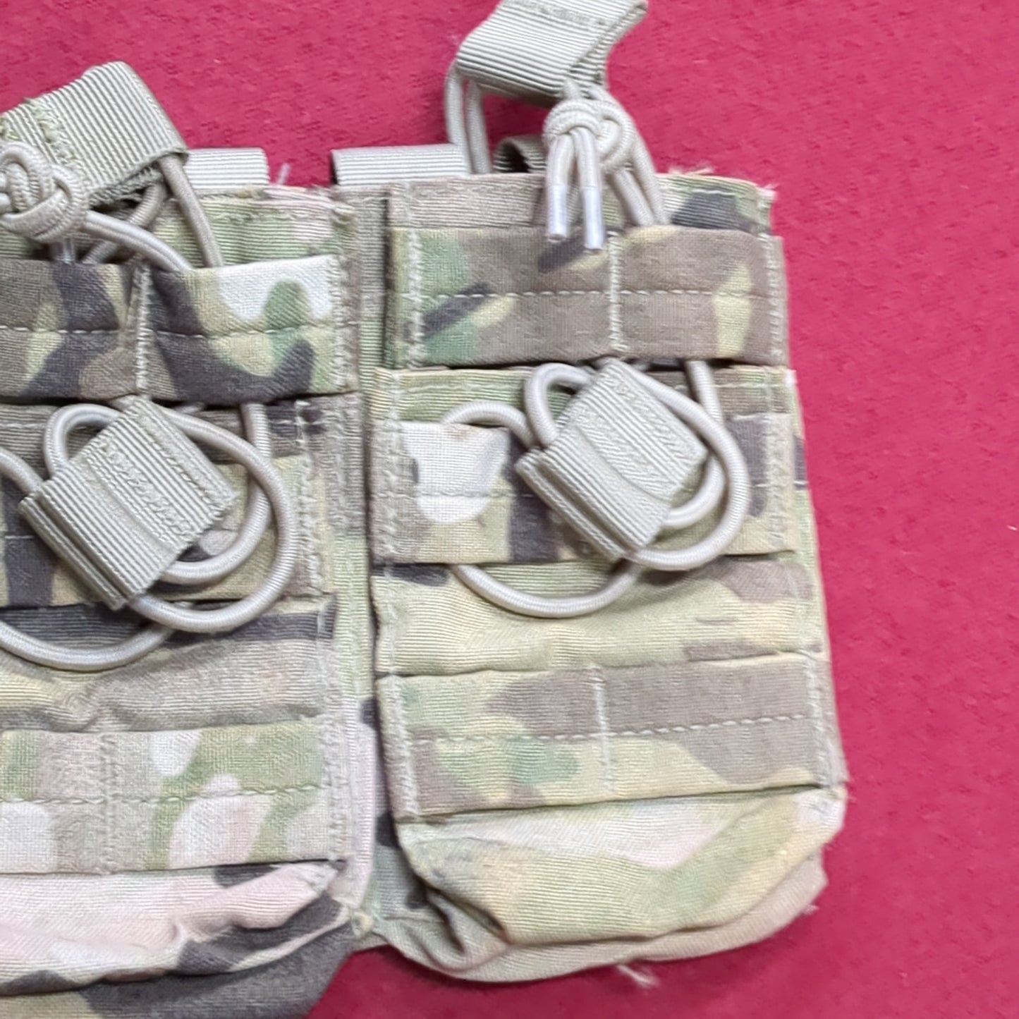 CONDOR TRIPLE STACKER OPEN-TOP M4 MAG POUCH MULTICAM Used (32cr-DEC50)