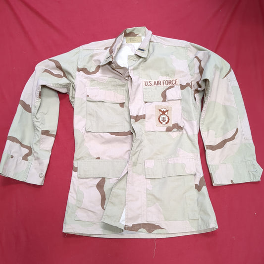 US Army X-Small Regular DCU Desert Camo Top Jacket Uniform (17s-- (ab08-DEC53)