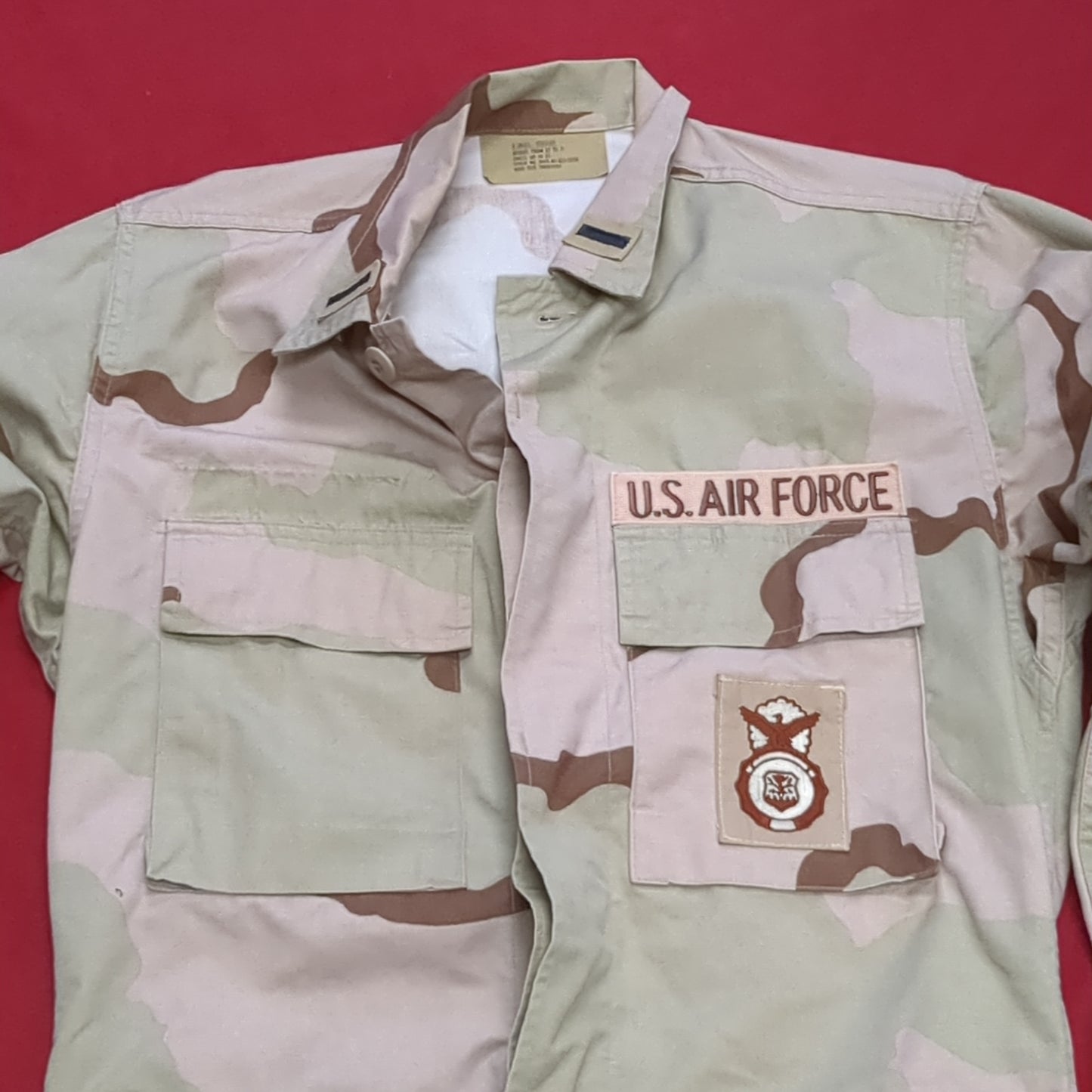 US Army X-Small Regular DCU Desert Camo Top Jacket Uniform (17s-- (ab08-DEC53)