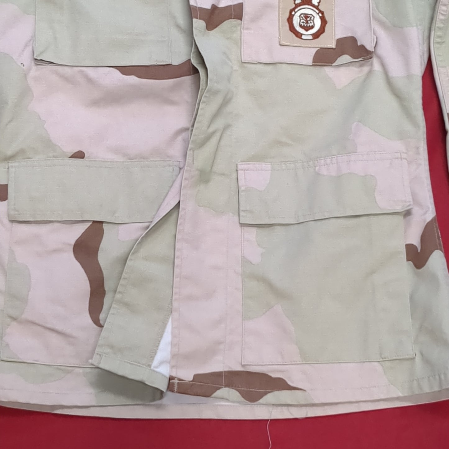 US Army X-Small Regular DCU Desert Camo Top Jacket Uniform (17s-- (ab08-DEC53)