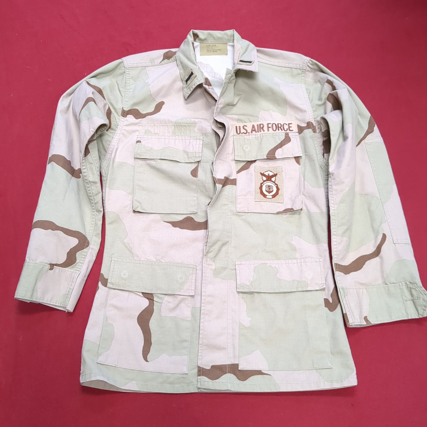 US Army X-Small Regular DCU Desert Camo Top Jacket Uniform Good Condition (17s-- (ab08-DEC56