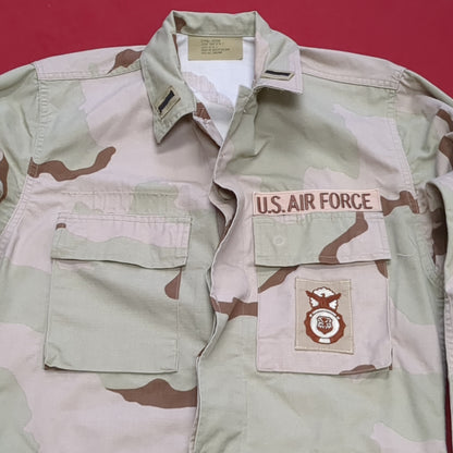 US Army X-Small Regular DCU Desert Camo Top Jacket Uniform Good Condition (17s-- (ab08-DEC56