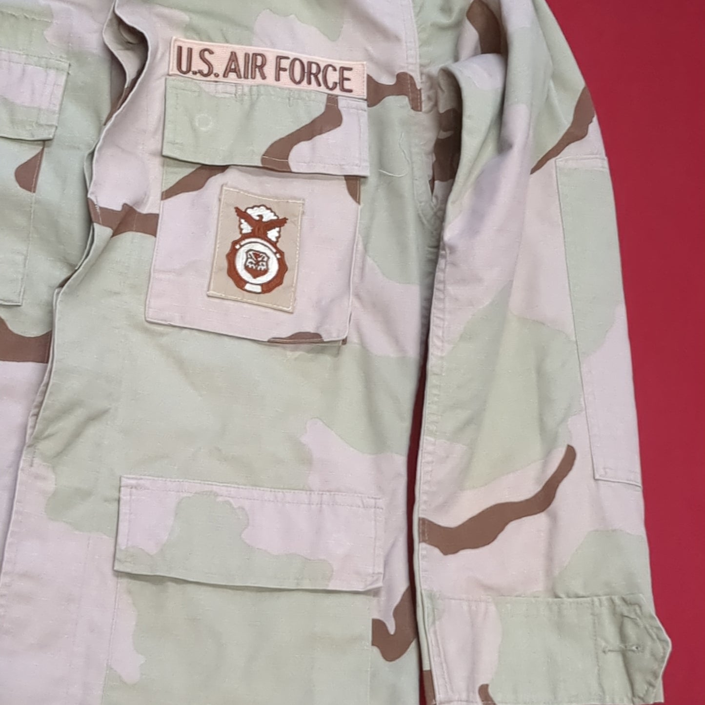 US Army X-Small Regular DCU Desert Camo Top Jacket Uniform Good Condition (17s-- (ab08-DEC56