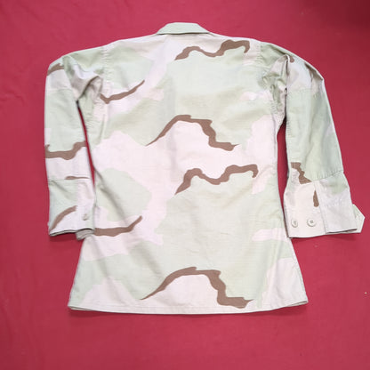 US Army X-Small Regular DCU Desert Camo Top Jacket Uniform Good Condition (17s-- (ab08-DEC56