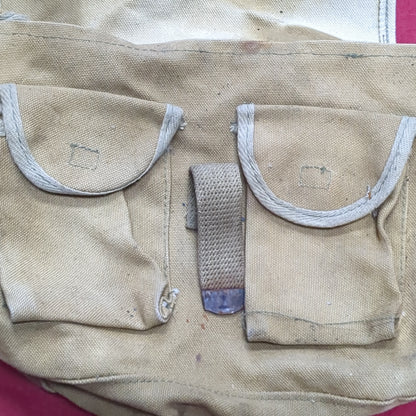 Vintage 1980S ARMY FIELD BAG Used (aa02-DEC70)