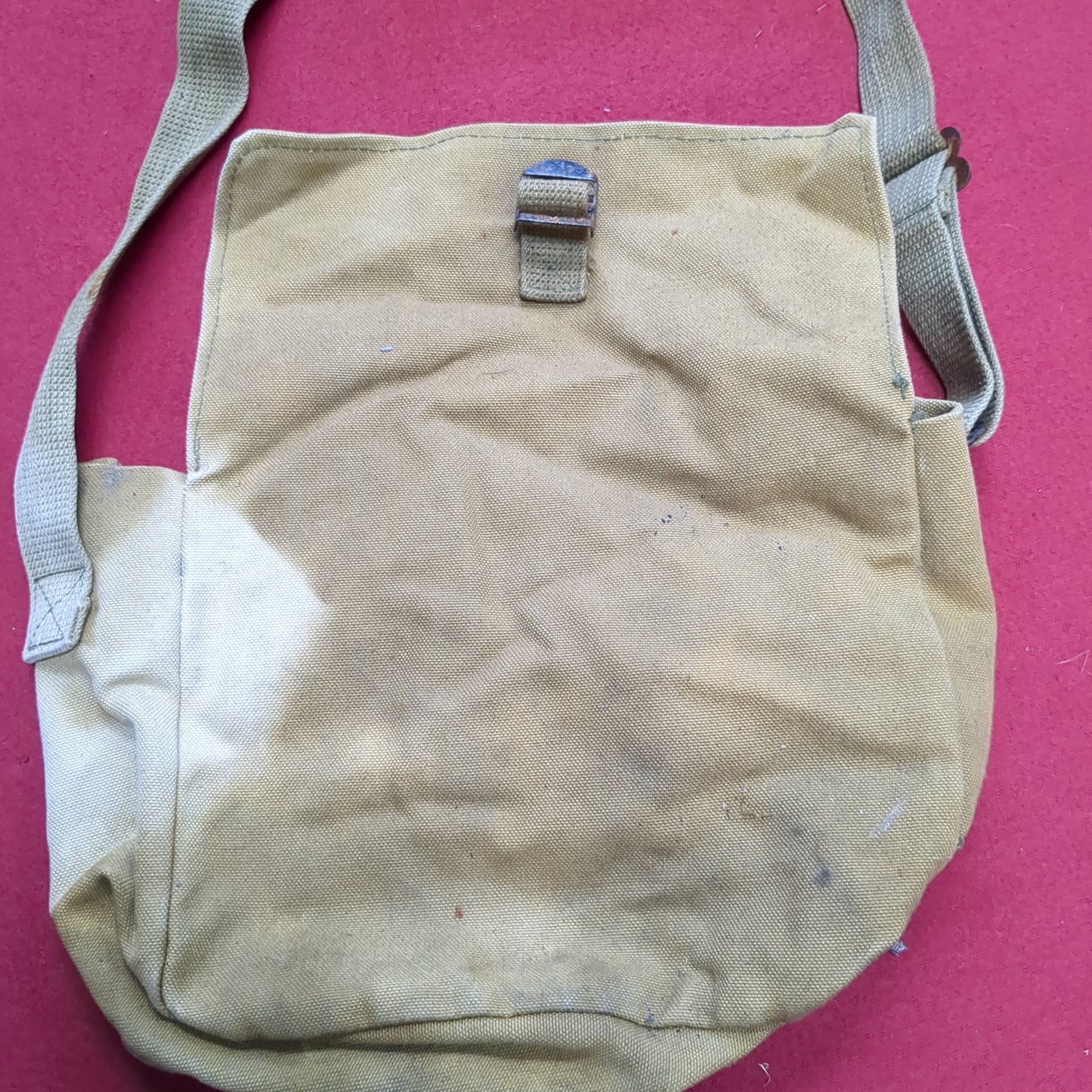 Vintage 1980S ARMY FIELD BAG Used (aa02-DEC70)