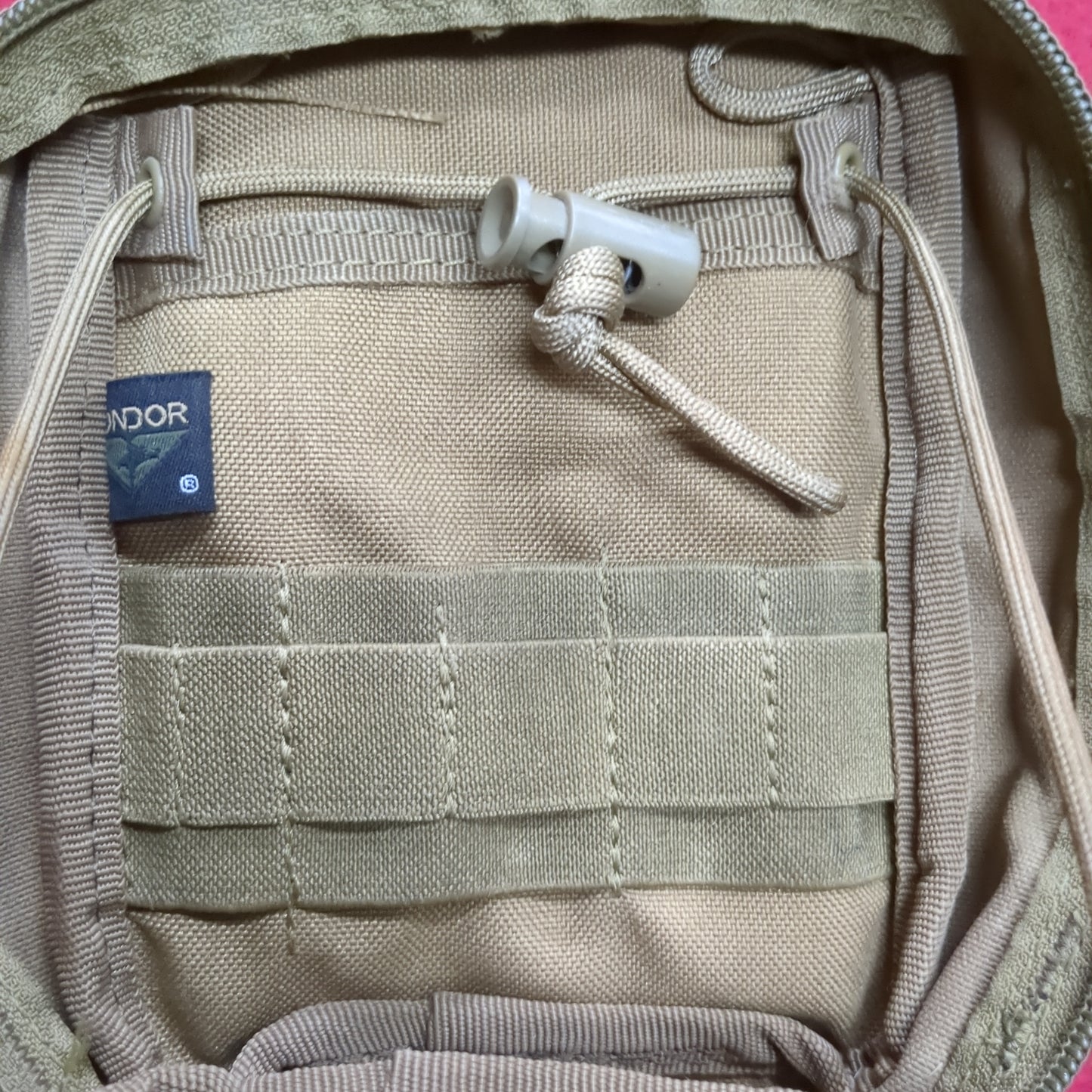 Condor Side Kick Coyote Geocaching MOLLE Pouch Used (32cr-DEC80)