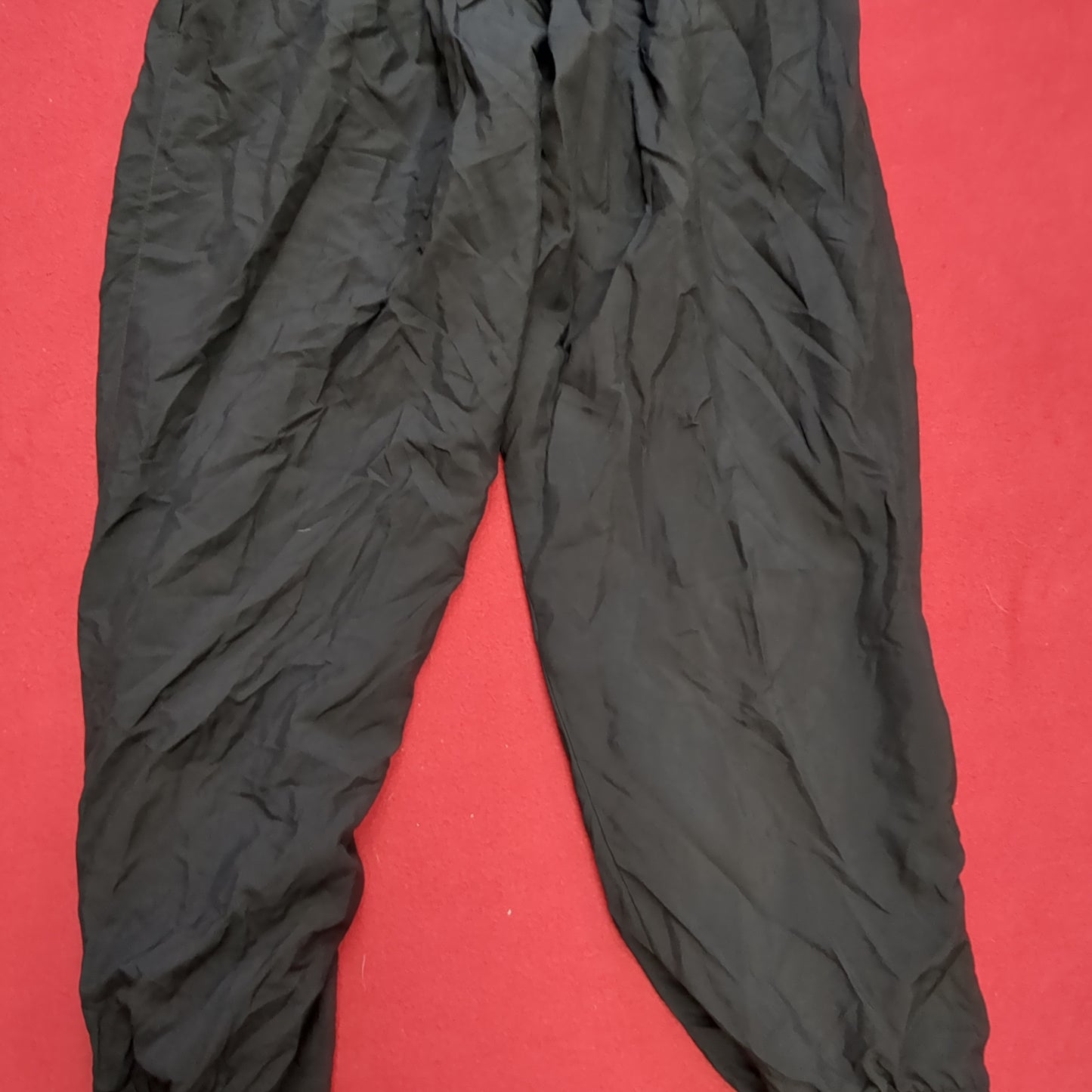 US army pt pants black medium long gold apfu uniform used (fb07-enu37)