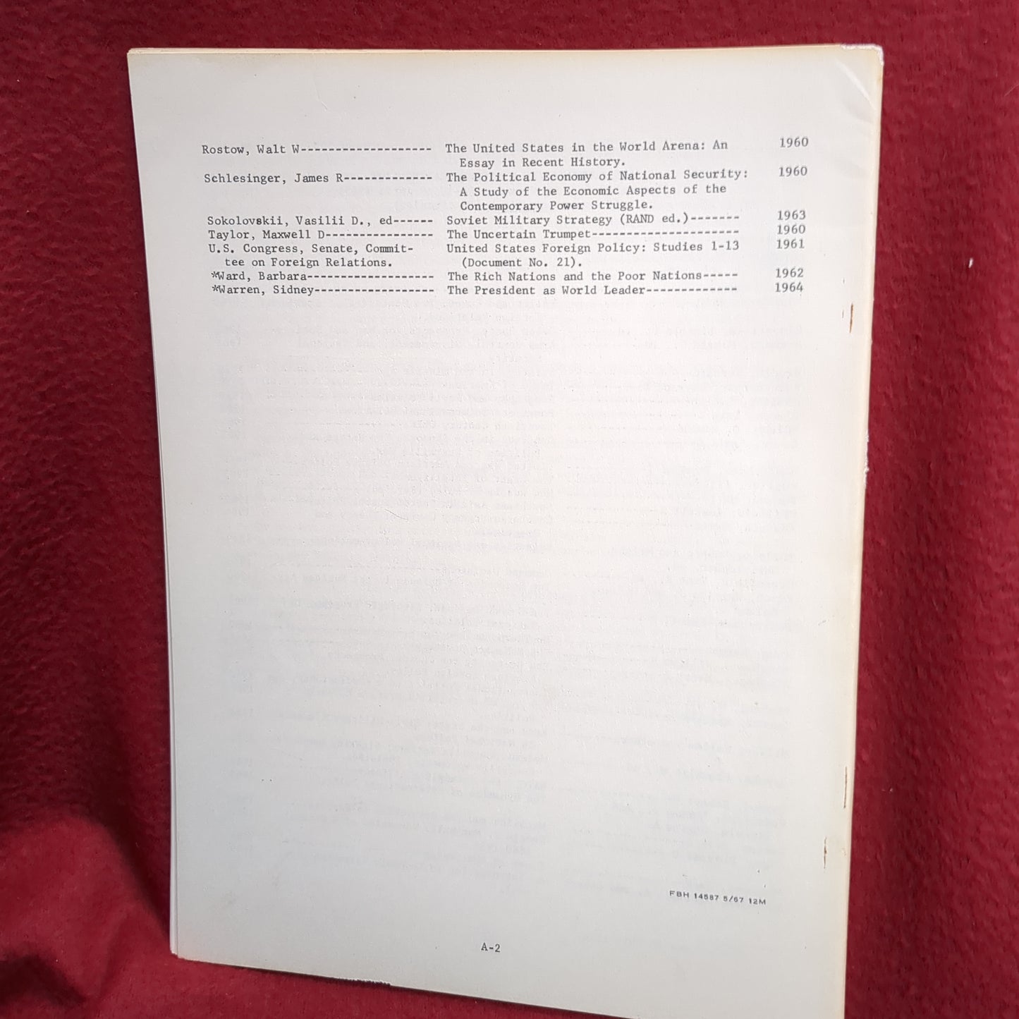 BOOK -MEMORANDUM 204-1: EFFECTIVE WRITING: SEPTEMBER 1965  (BOX34)