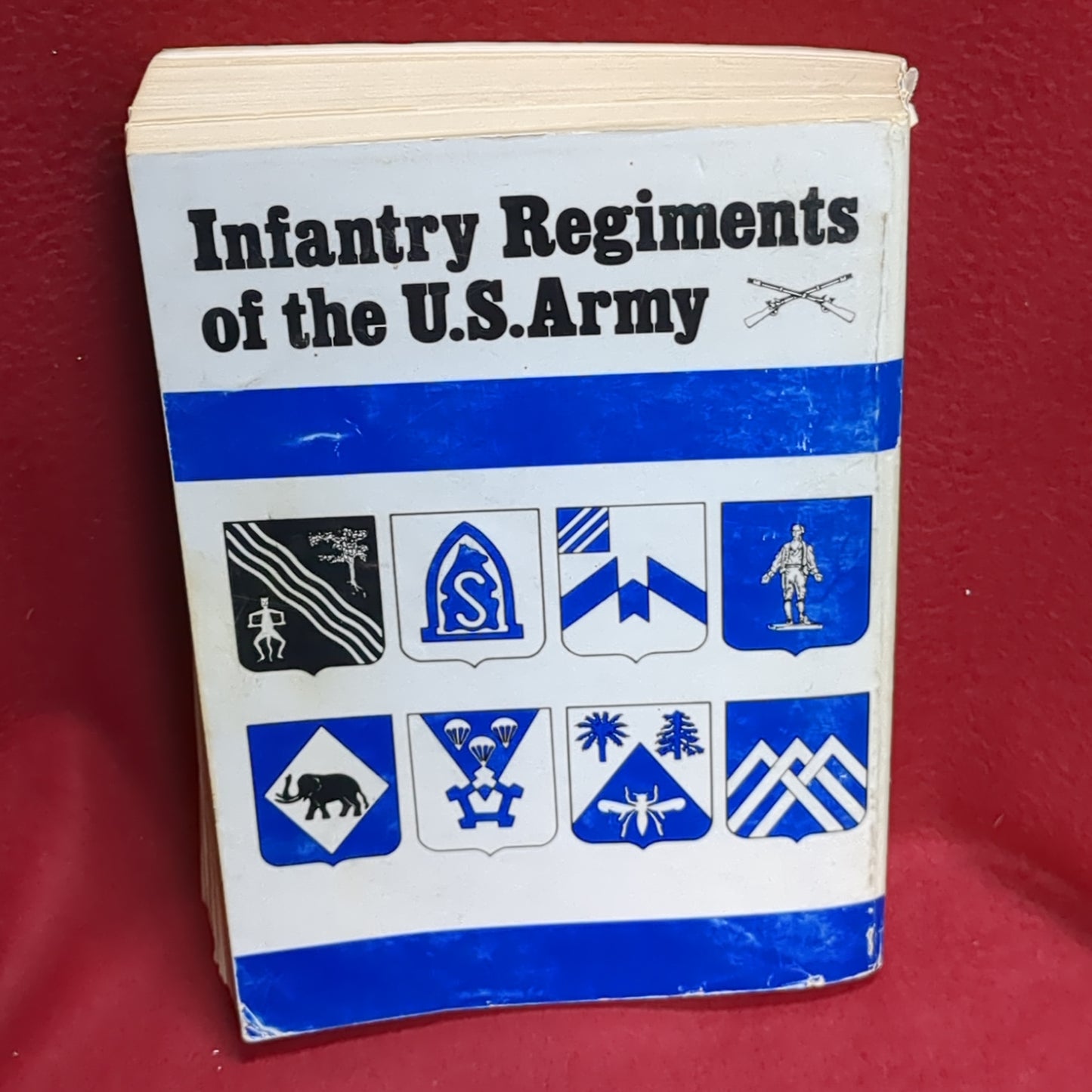 BOOK -  INFANTRY REGIMENTS OF THE U.S. ARMY: WRITTEN BY JAMES A. SAWICKI: 1981 (BOX35)