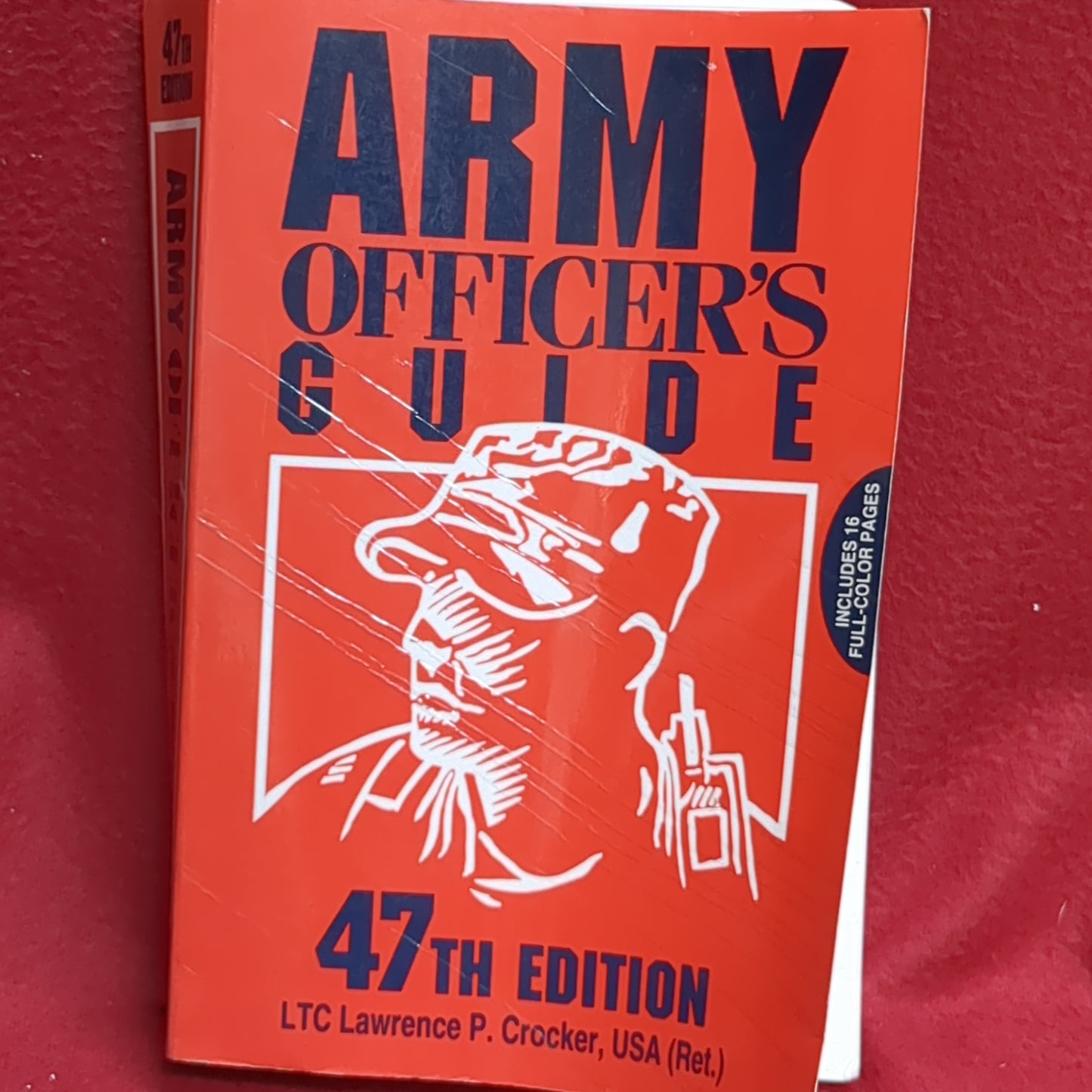 BOOK - ARMY OFFICER'S GUIDE: 47TH EDITION: WRITTEN BY LTC LAWRENCE P. CROCKER, USA (RET.) 1006(BOX35)