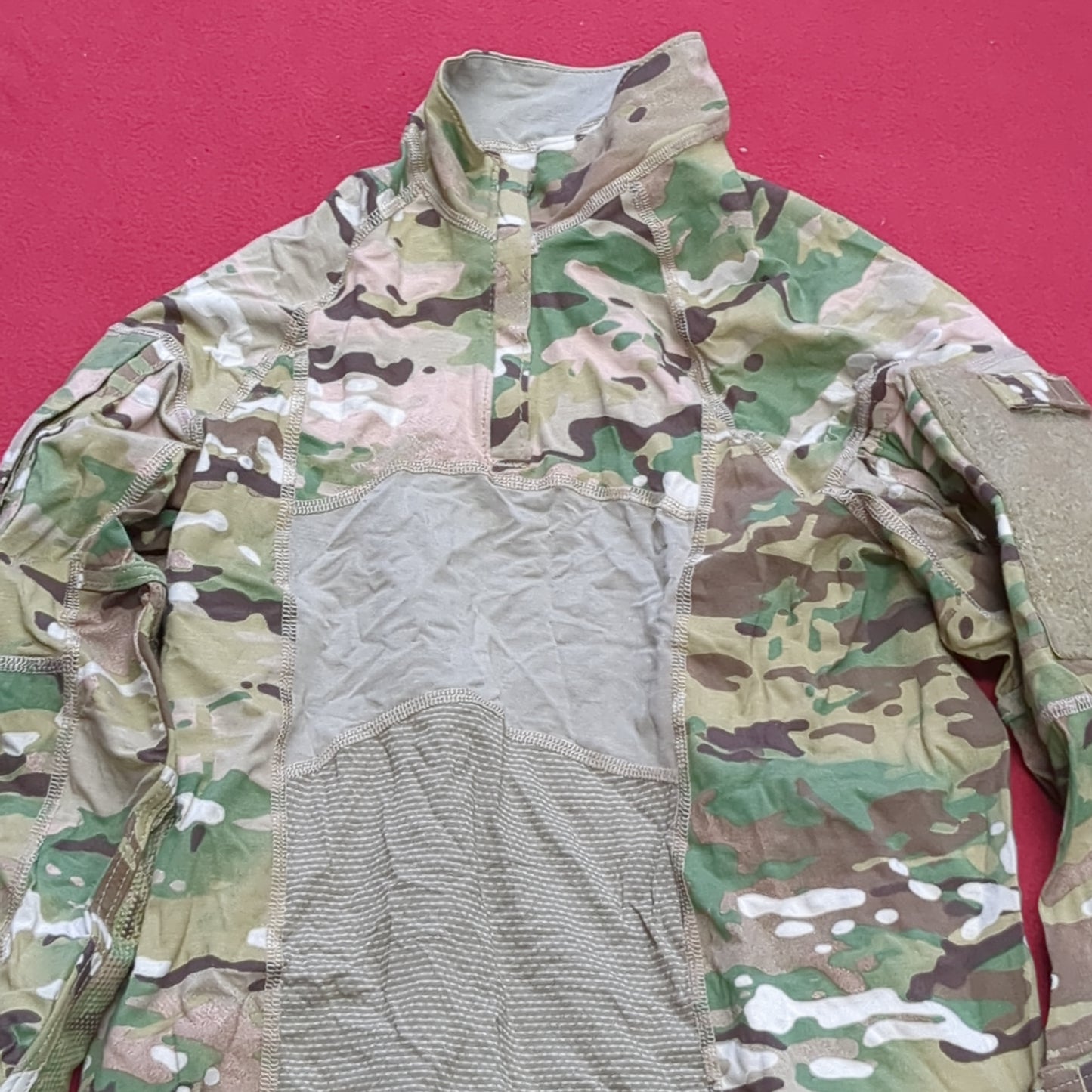 NOS US Army Medium 1/4 Quarter Zip Type 2 Combat OCP Multicam FRAC Top Shirt (fa09-ENU192)