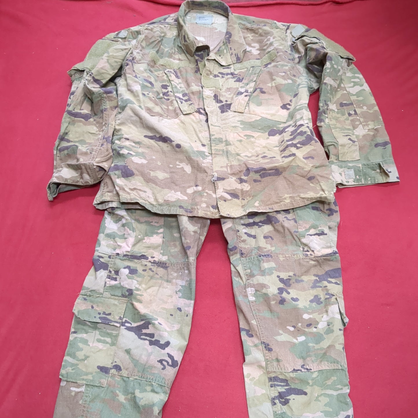 NWT US Army Medium Regular Top/ Medium Long Bottoms Multicam Uniform FRAC Top Pants (fc05-YAM60)