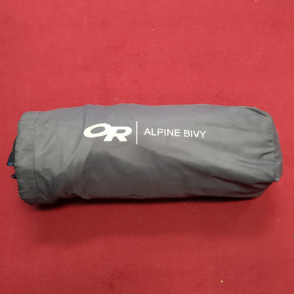 Outdoor Research OR Alpine Bivy Sack Gray/Blue W/ Poles Goretex Good Condition (kelty-DEC133)