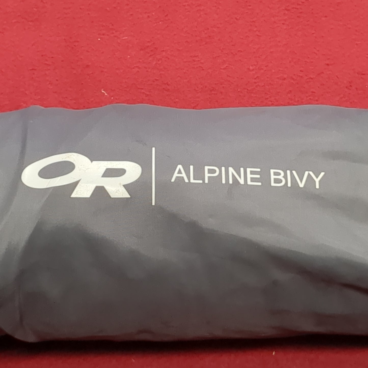 Outdoor Research OR Alpine Bivy Sack Gray/Blue W/ Poles Goretex Good Condition (kelty-DEC133)