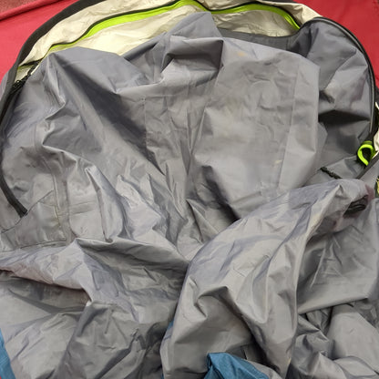 Outdoor Research OR Alpine Bivy Sack Gray/Blue W/ Poles Goretex Good Condition (kelty-DEC133)