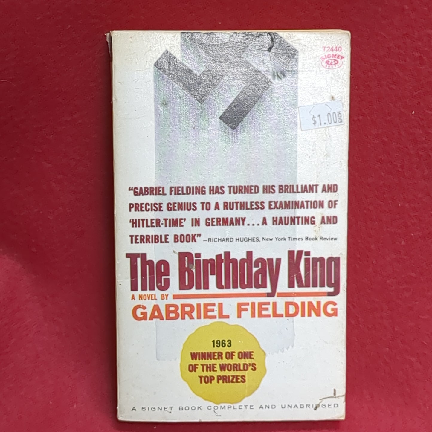 BOOK - THE BIRTHDAY KING: A ROMANCE BY GABRIEL FIELDING: MARCH 1964  (BOX36)