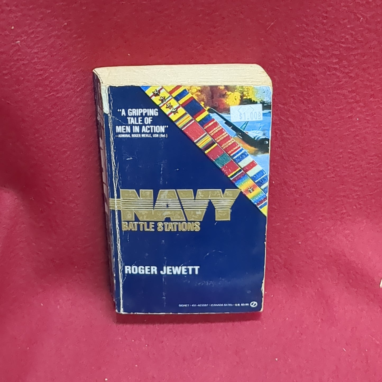 BOOK - NAVY: BOOK ONE: BATTLE STATIONS: WRITTEN BY ROGER JEWETT: OCTOBER 1988(BOX36)