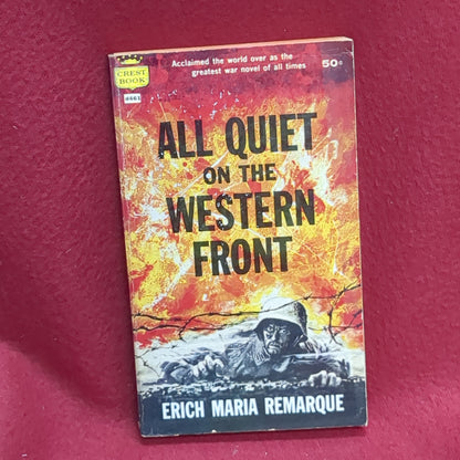 BOOK -ALL QUIET ON THE WESTERN FRONT: WRITTEN BY: ERICH MARIA REMARQUE:  JULY 1961 (BOX36)