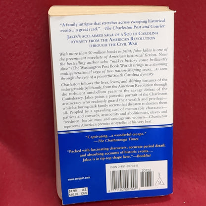 BOOK -  CHARLESTON: WRITTEN BY JOHN JAKES: 2003 (BOX36)