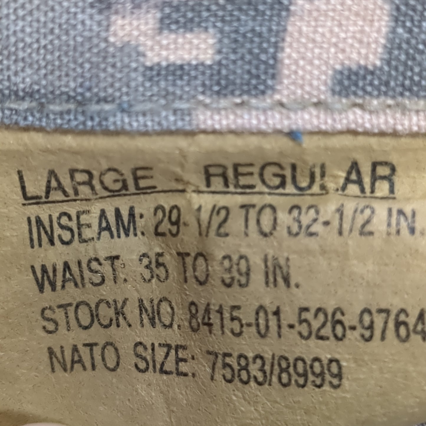 SET of US Army Flight Large Long Top/ Large Regular Pants Combat Aircrew Uniform Top Pants ACU Digital Pattern Excellent Condition (acu4-DEC163)