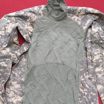 US Army Large Turtleneck Type 1 Combat ACU Digital FRAC Top Shirt Used (fb05-YLU92)