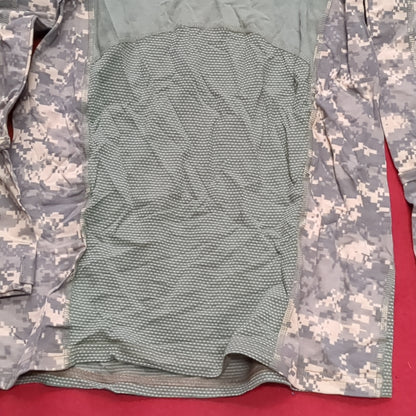 US Army Large Turtleneck Type 1 Combat ACU Digital FRAC Top Shirt Used (fb05-YLU92)