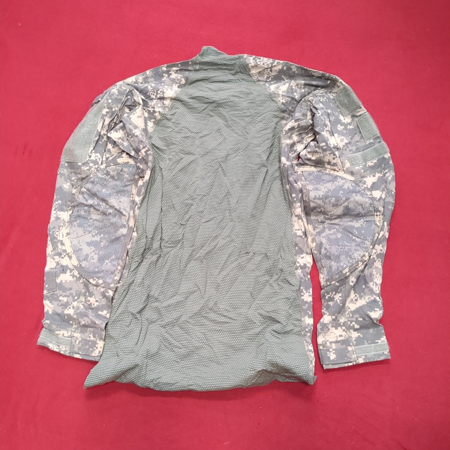 US Army Large Turtleneck Type 1 Combat ACU Digital FRAC Top Shirt Used (fb05-YLU92)