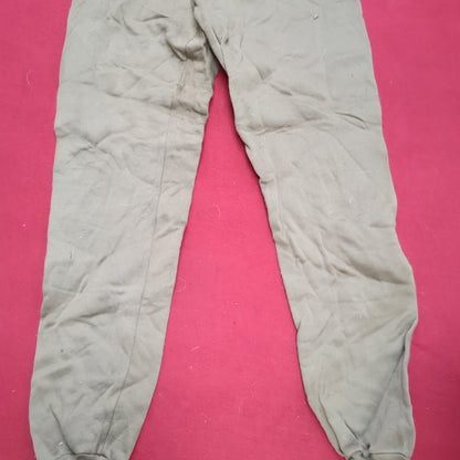 MEDIUM '90s Brown Cold Weather Poly-Pro Bottoms Good Condition (fa04-DEC173)