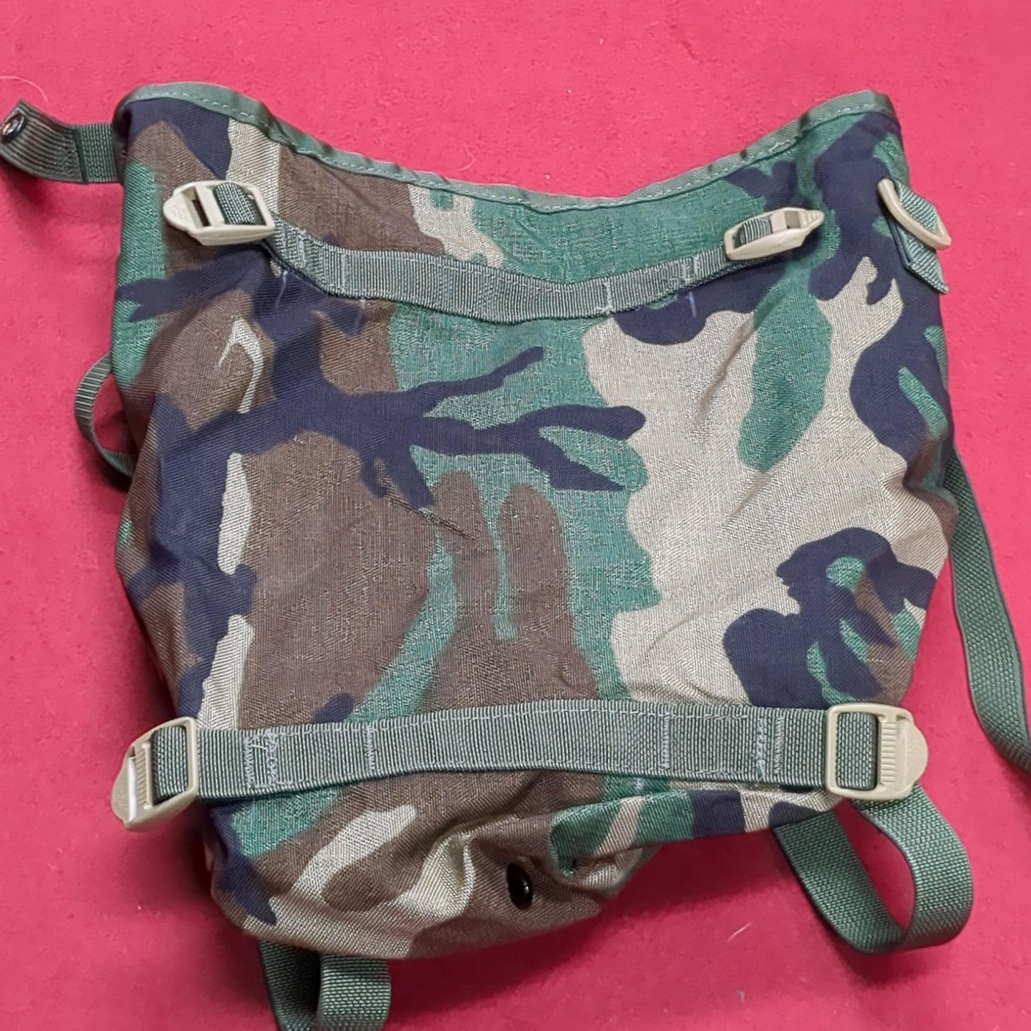 USGI Molle 2 Modular Lightweight Load-Carrying Equipment Radio Pouch Woodland Excellent Condition (bag-DEC178)