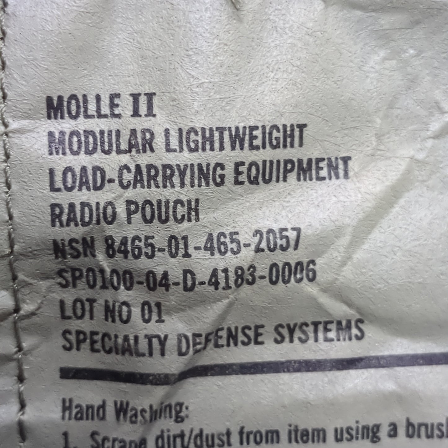 USGI Molle 2 Modular Lightweight Load-Carrying Equipment Radio Pouch Woodland Excellent Condition (bag-DEC178)