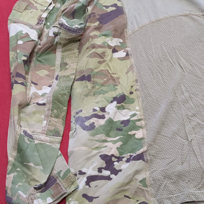 NOS US Army Medium 1/4 Quarter Zip Type 2 Combat OCP Multicam FRAC Top Shirt Good Condition (fa06-MAR95)