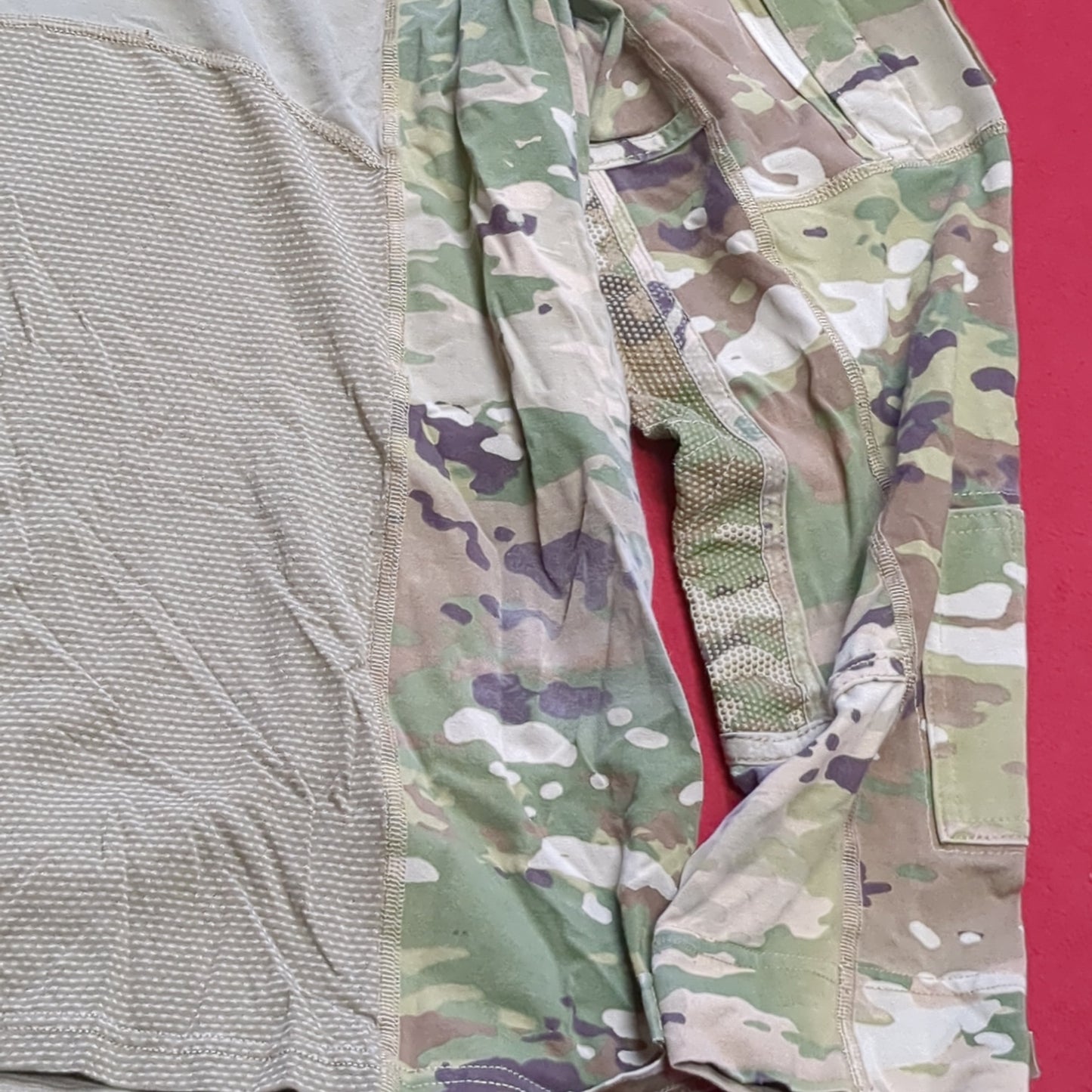 NOS US Army Medium 1/4 Quarter Zip Type 2 Combat OCP Multicam FRAC Top Shirt Good Condition (fa06-MAR95)